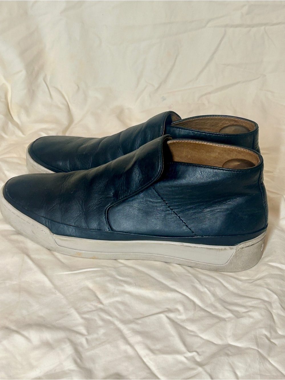 John Varvatos Star USA Remy Leather Slip-On Sneaker Boots 9.5
